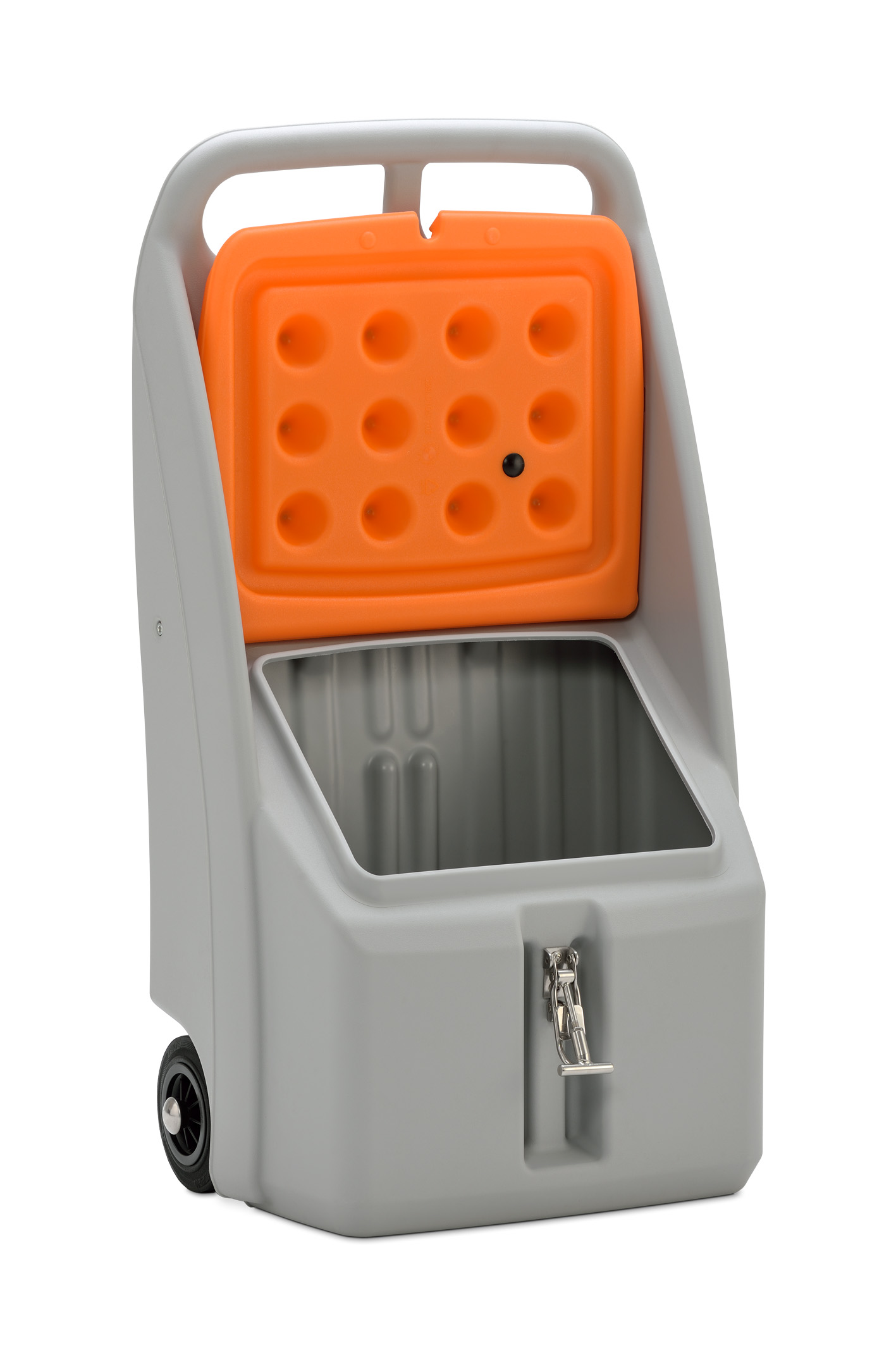 Go-Box mit 70 Liter Inhalt von Cemo – geöffneter Klappdeckel