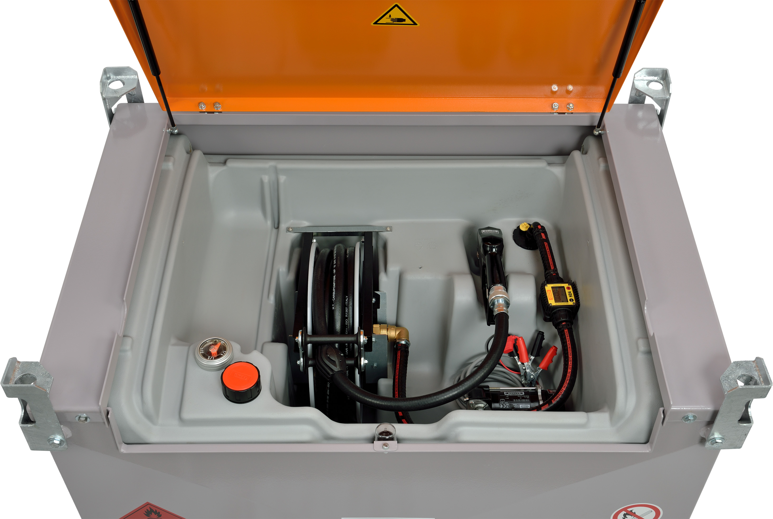 DT-Mobil PRO PE 440 Liter PREMIUM mit 12-Volt- oder 24 Volt-Pumpe - Innenansicht
