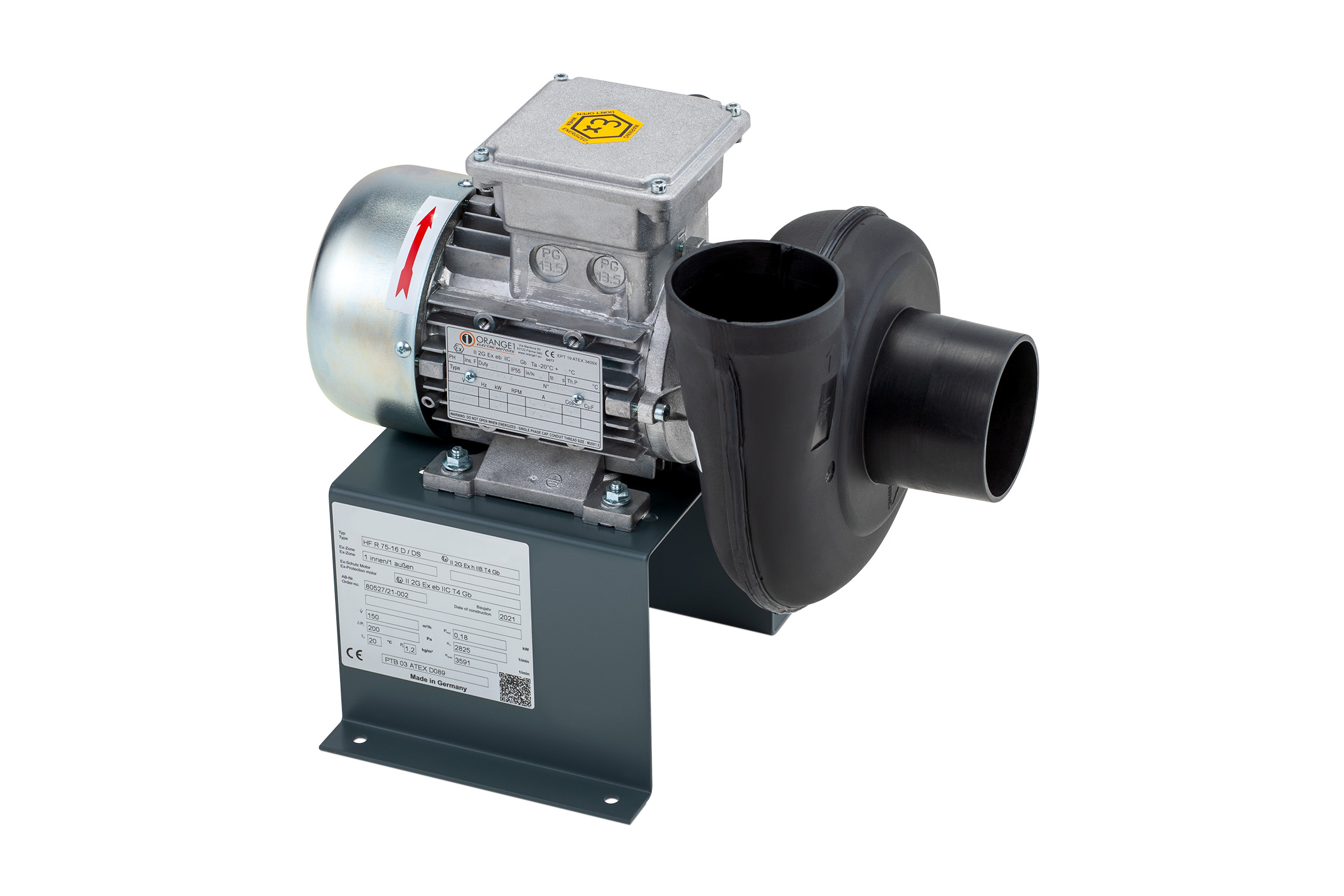 11433_Radialventilator_Mod3_380V_2021-03 Radialventilator 380 V Modell 3 für Sicherheitsschränke FWF30 und FWF90