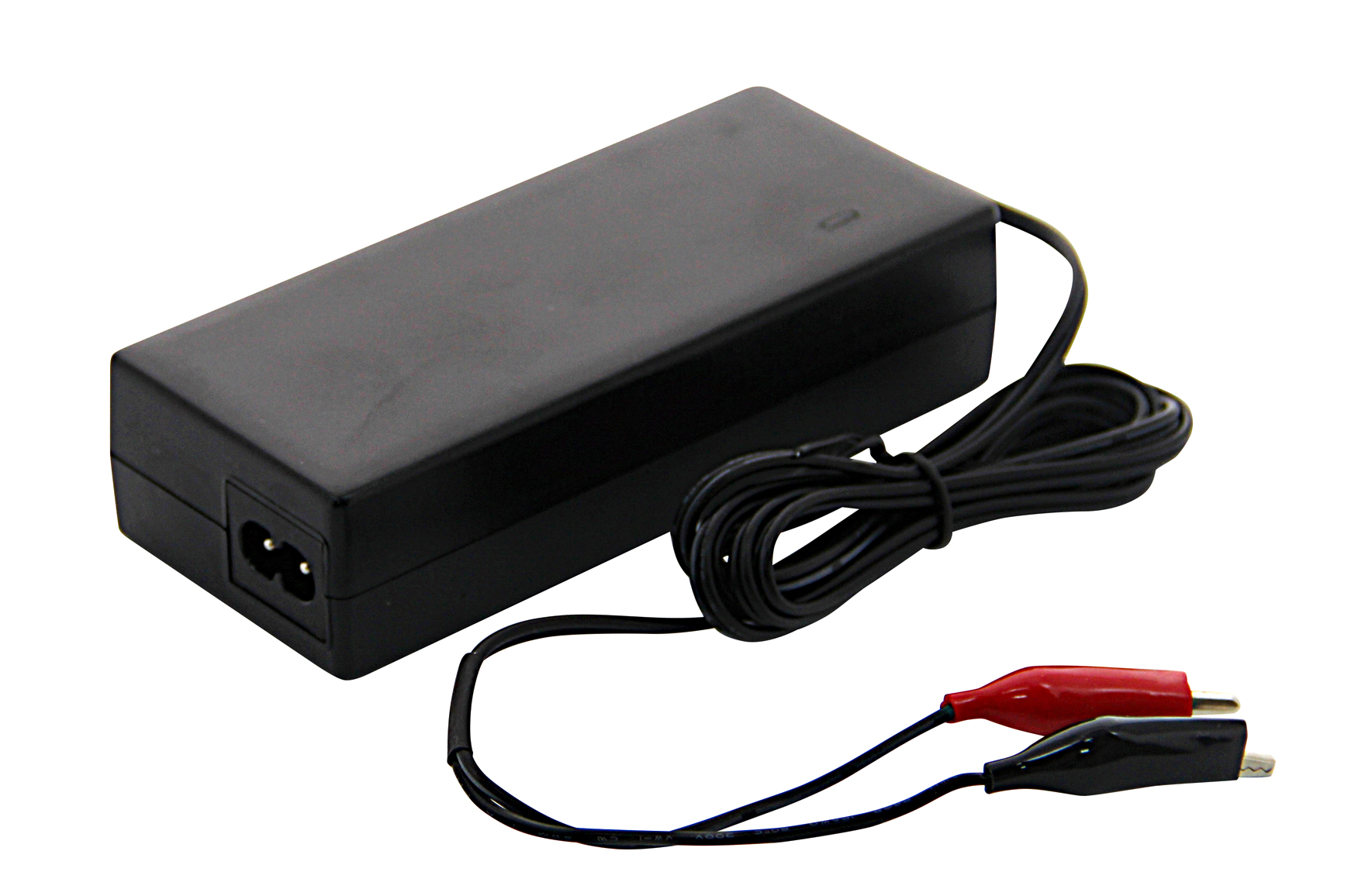 Ladegerät 100 – 240 Volt mit Krokodilklemmen