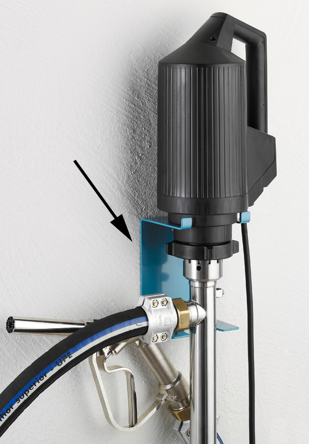 Fass-Pumpen_Wandhalterung-neu Wandhalterung für elektrische Fass- und IBC-Pumpe