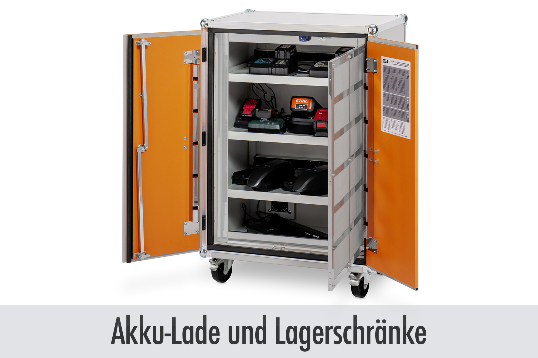 Werkzeugschrank, Akku-Ladegerät, Ladegeräte, Kabel, Koffer-Lager, Akkulade, Lagerregal, Batterie, Werkzeugkasten, Rollbehälter