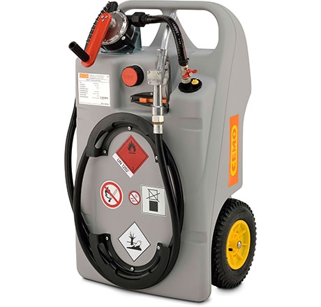 Dieseltrolley 100 Liter mit Kurbelpumpe Dieseltrolley 100 Liter mit Kurbelpumpe