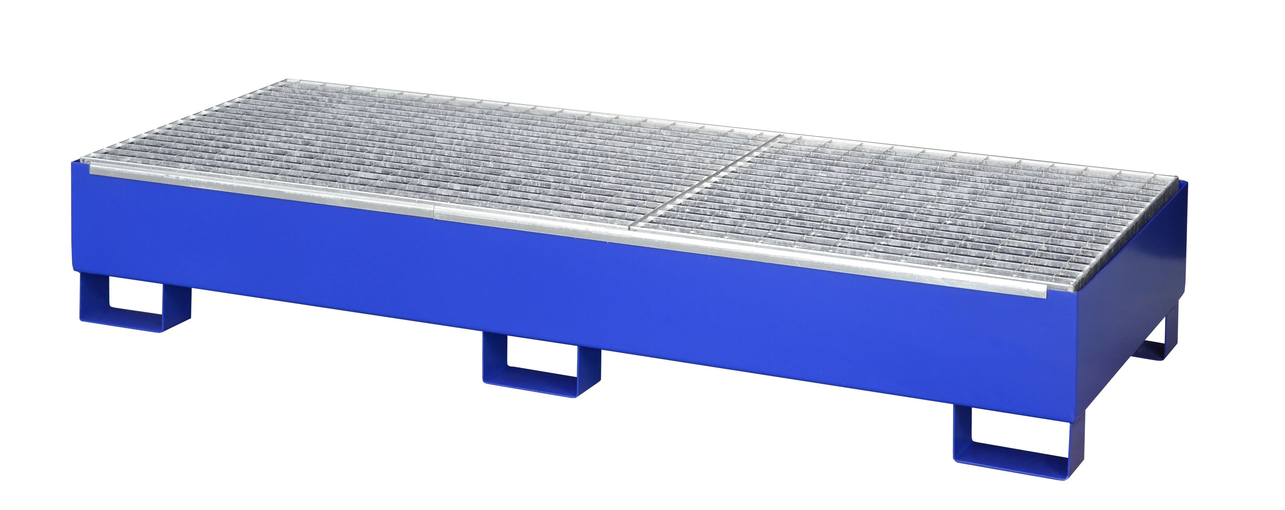 Auffangwanne Typ SW aus Stahl lackiert mit herausnehmbarem Gitterrost Auffangwanne Typ SW aus Stahl lackiert mit herausnehmbarem Gitterrost