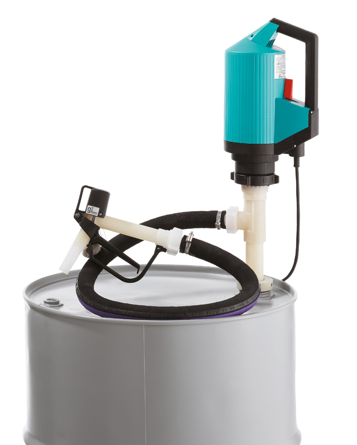 Fass-Pumpe_Chemie-Set_10444 Cemo IBC-/Fasspumpe für Chemikalien, Chemie-Set