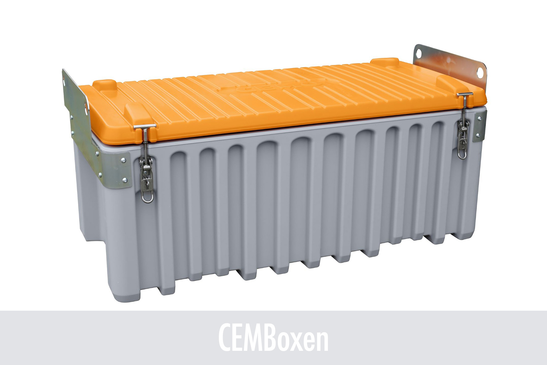 Kastenbox, Kofferbox, Orange Deckel, Gehäuse, Kühlbox