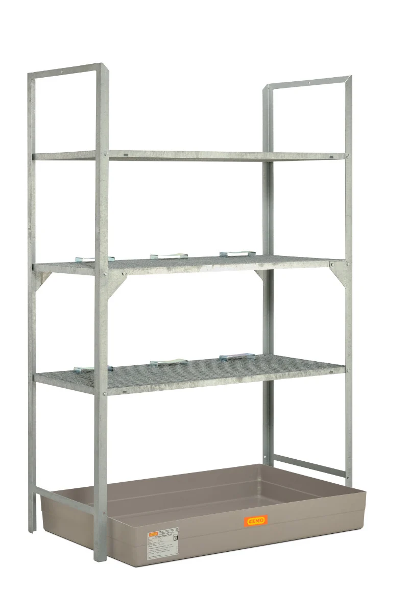 Fassregal 540 mit Auffangwanne 150 Liter