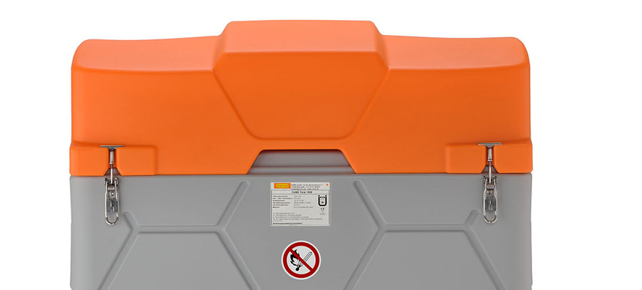 Klappdeckel für CUBE-Tank, geschlossen