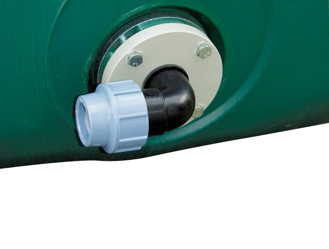Uni-Flanschanschluss Winkel 1"