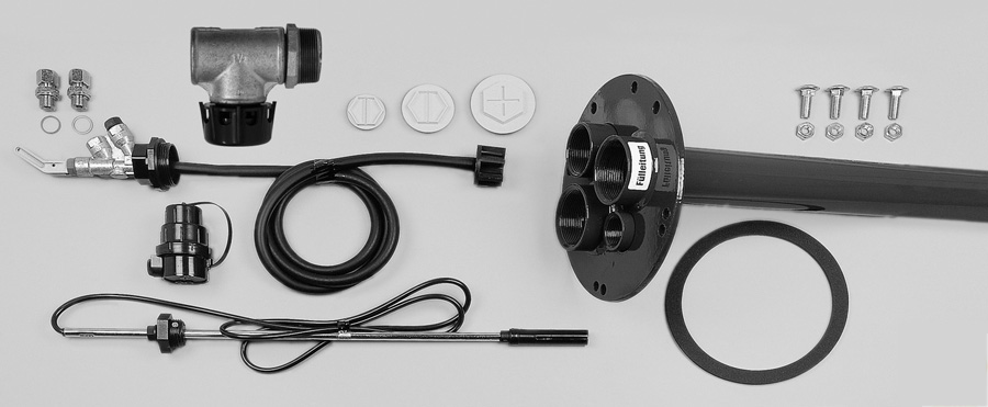 Zubehör CKT-Paket Armatur für Einzeltank-Heizölanlage mit 1500 Liter KT-Tank, Adapter, Elektronik, Maschine, Sprach
