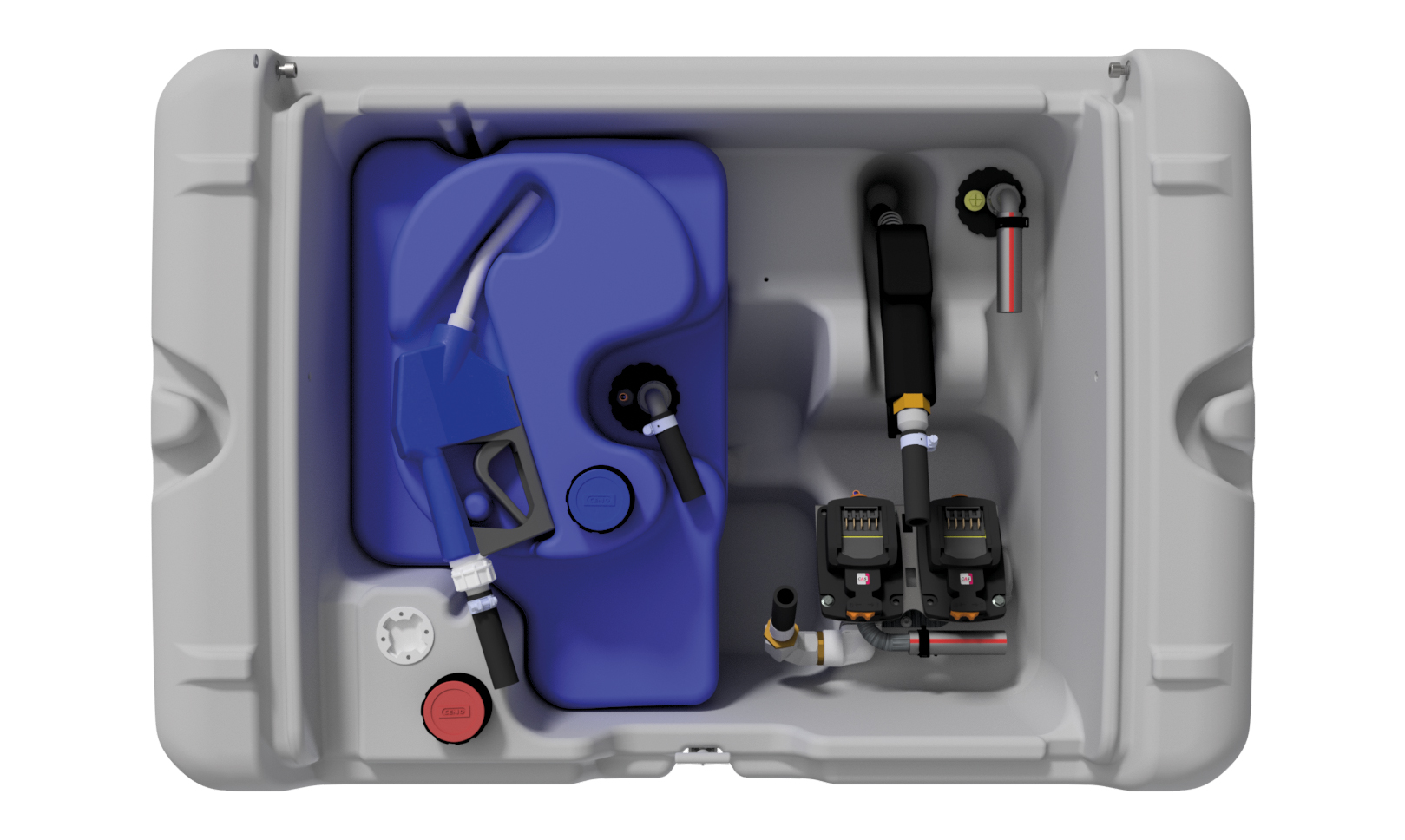  Innenansicht Easy mobil COMBI 440/50 Liter mit CAS-Akku-System