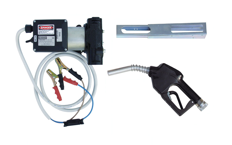 Elektropumpe Cematic Duo 24 und 12 AZ für Diesel / Biodiesel, Adapter, Elektronik, Maschine