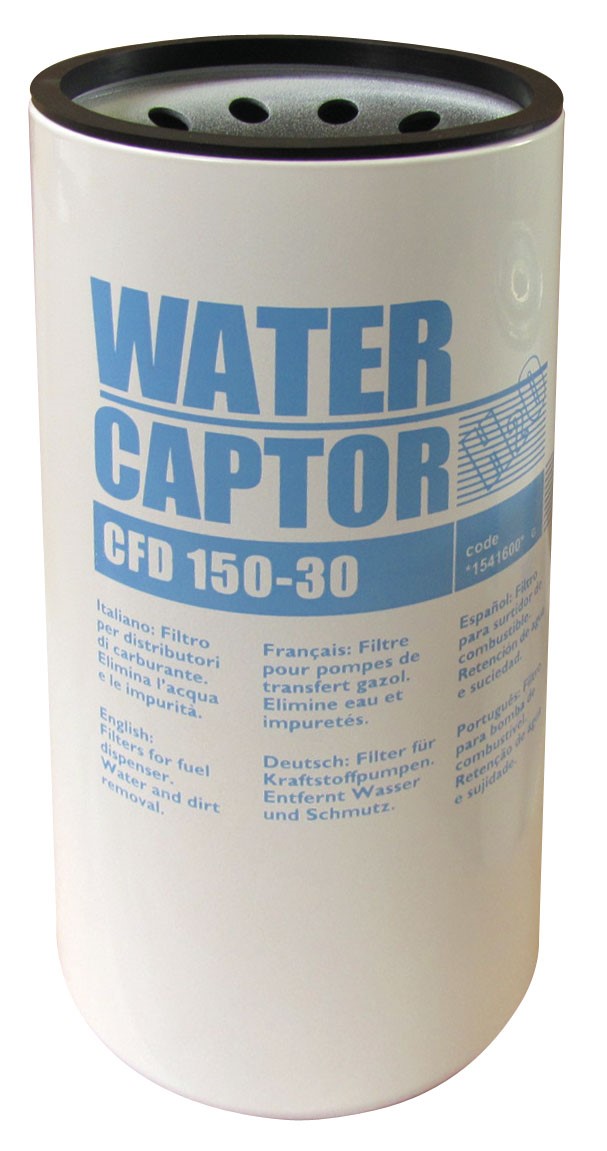 Filter mit Wasserabscheider für CUBE-Dieseltankanlage, Kann, Zinn