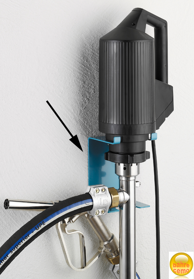 Fass-Pumpen_Wandhalterung Wandhalterung für elektr. Fass- und IBC-Pumpe