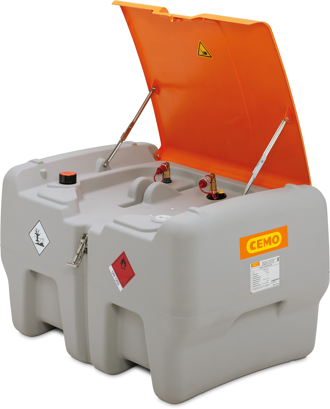 11375_DT_Mobil_Easy_440_k_2021-02 Cemo DT-Mobil Easy 440 Liter Generatortank mit Klappdeckel