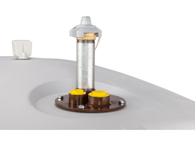 Domdeckel montiert auf PROFI-Tank