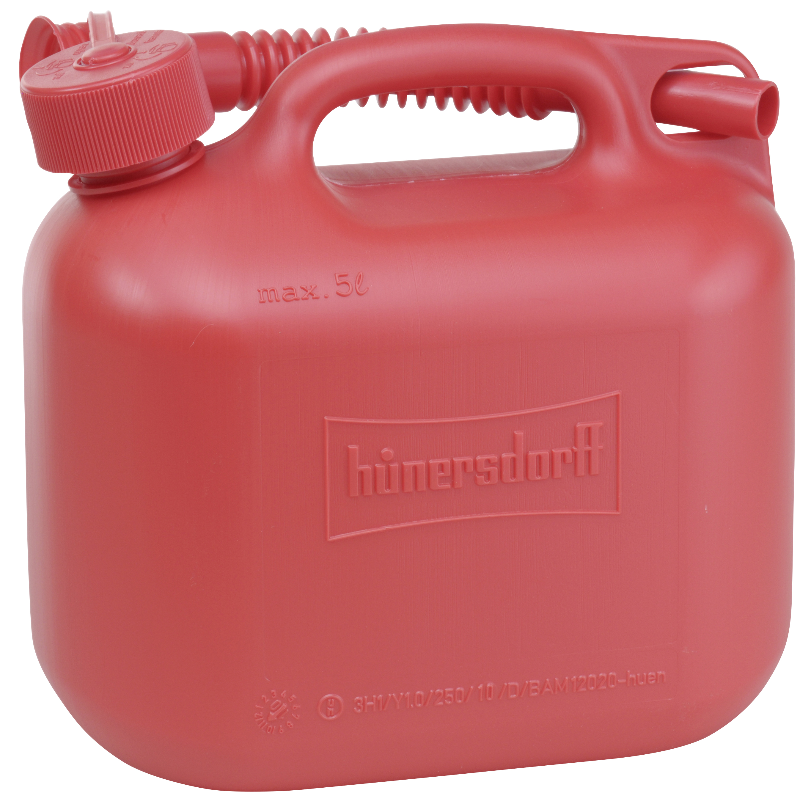 CEMO Benzinkanister 5 Liter mit Auslaufrohr