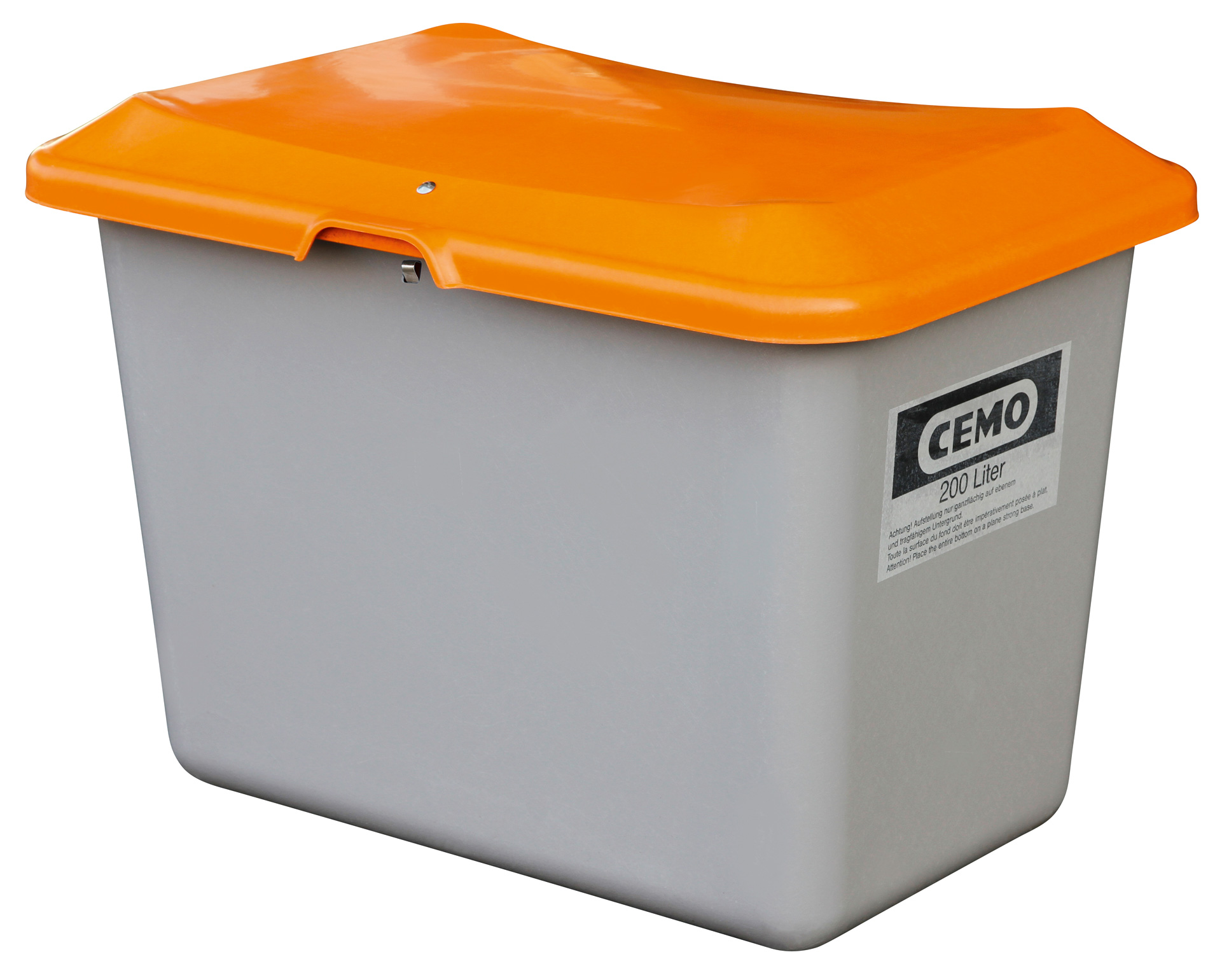 Streugutbehaelter-200l-grau-ohne-Entnahmeoeffnung_10565 Streugutbehälter Plus3, 200 Liter, ohne Entnahme-Öffnung und Staplertaschen