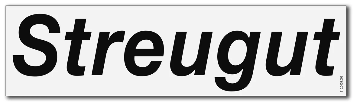 Beispiel Aufkleber für Streugutbox