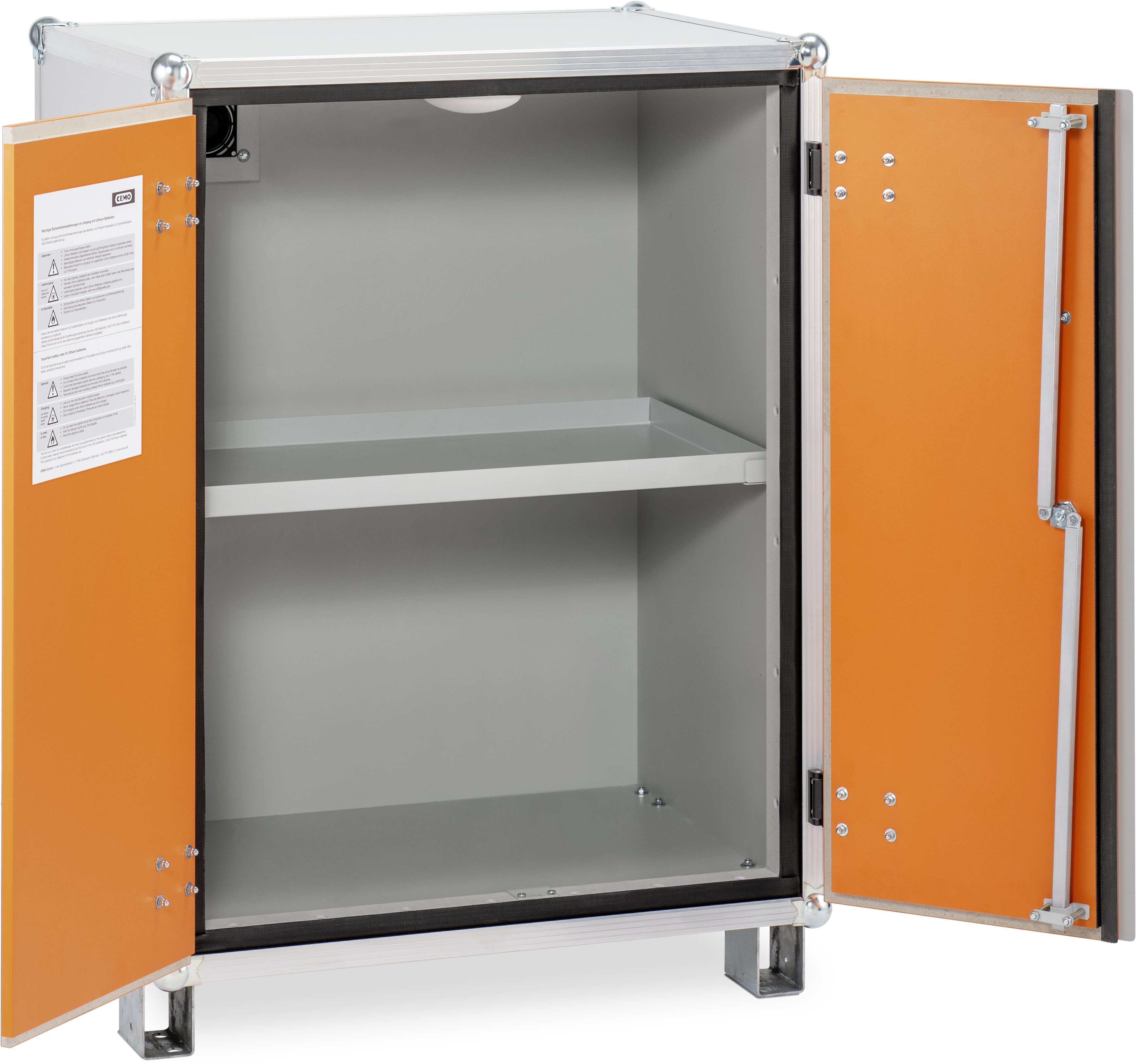 Akku-Lagerschrank 8/10 mit Füssen