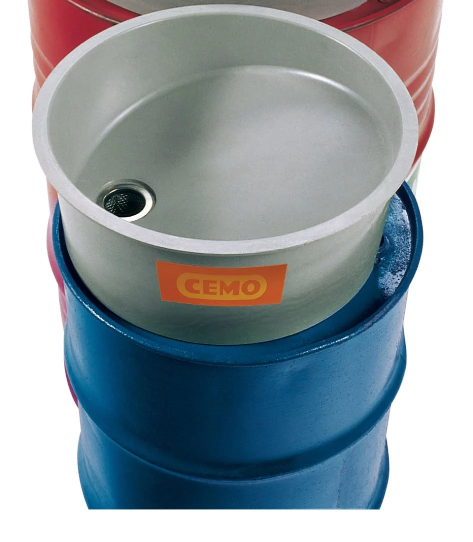 Einfüllschale aus GFK für Fässer Einfülltrichter aus GFK für Fässer