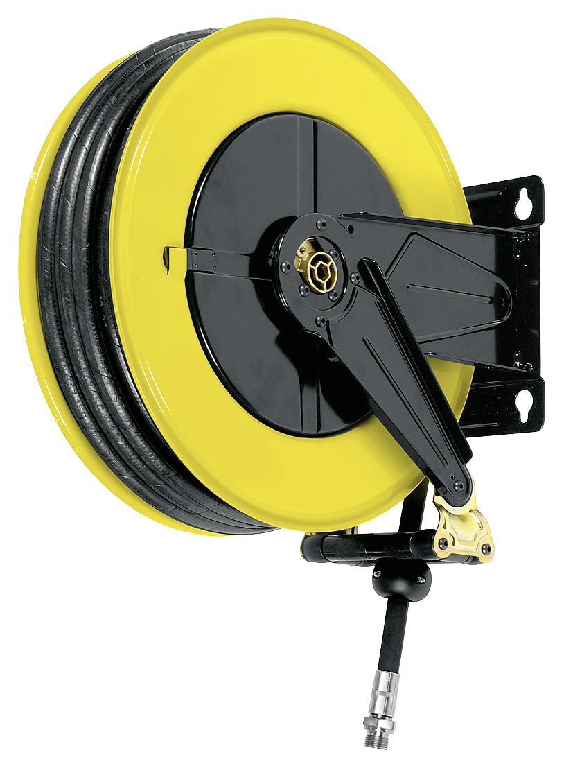 Schlauchaufroller-mit-Gelenkarm_8340 Abb. ähnlich: Schlauchaufroller mit 8 m Schlauch DN19