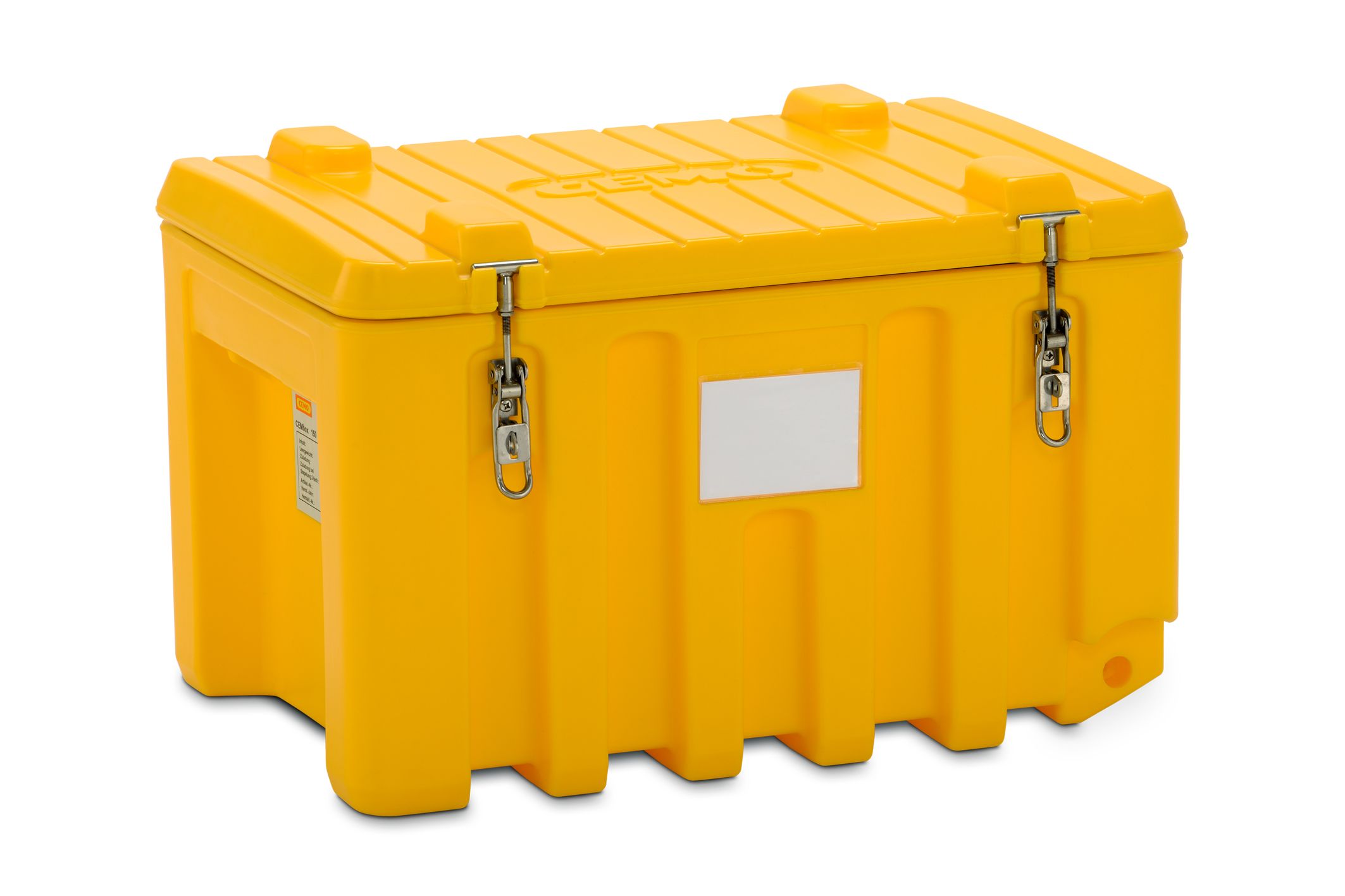 CEMbox aus PE 150 Liter Farbe Gelb CEMbox aus PE 150 Liter Farbe Gelb