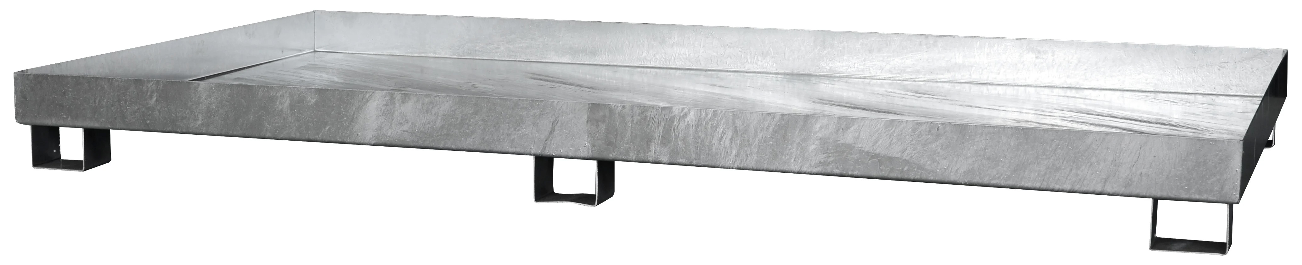 Auffangwanne aus Stahl Typ SW4 + SW4e ohne Gitterrost, verzinkt Auffangwanne aus Stahl Typ SW4 + SW4e ohne Gitterrost, verzinkt