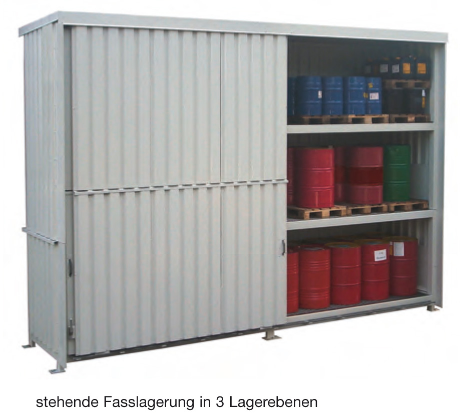 Regalcontainer-Fasslagerung-38M1ubNfYvnESY Beispiel Regalcontainer – stehende Fasslagerung