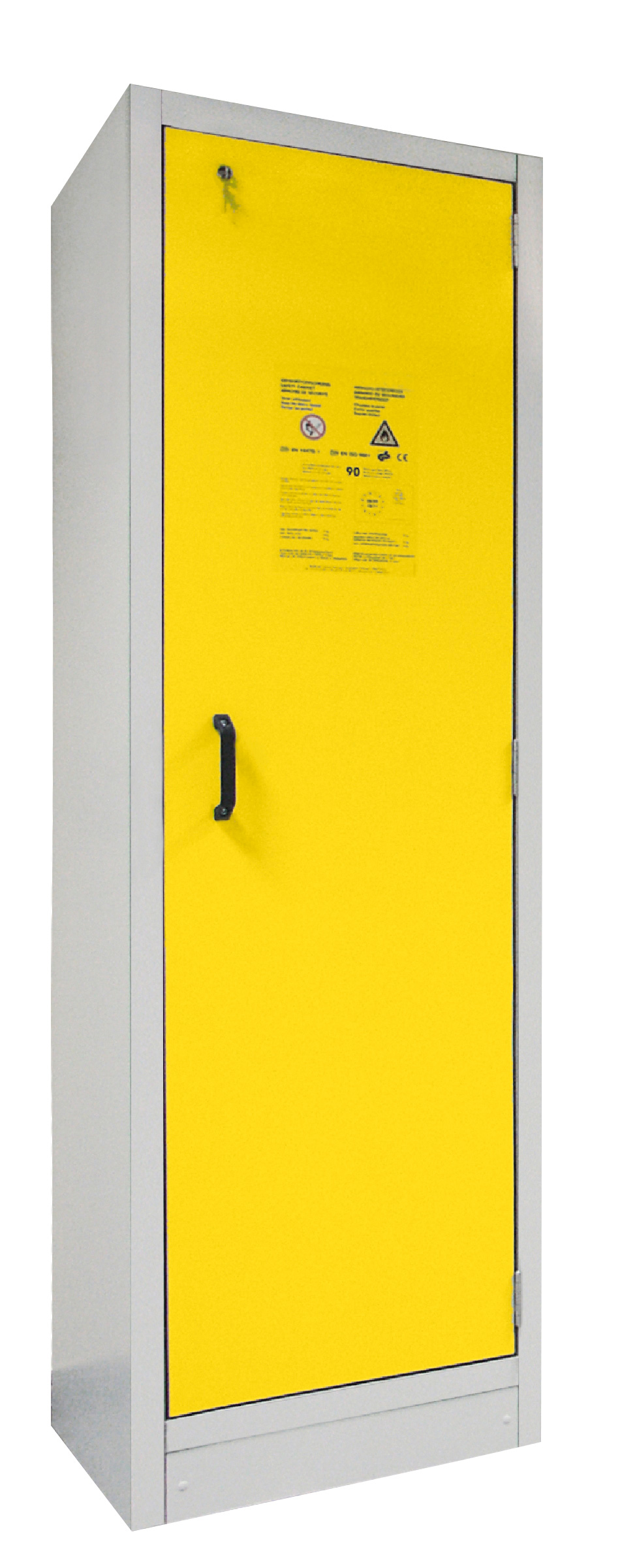 Sicherheitsschrank-Protecto-Line_6-20_geschlossen_8057_10622_10623_10624_8701_10628_10629_10630 Akku-Sicherheitschrank FWF 90 – Typ 6/20 zur Lagerung von Lithium-Batterien
