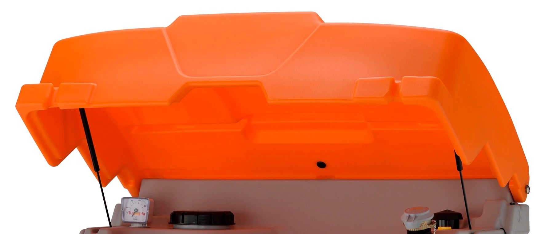 Beispiel Klappdeckel für CUBE-Tank, komplett, Bekleidung, Schutzhelm, Helm, Kiste