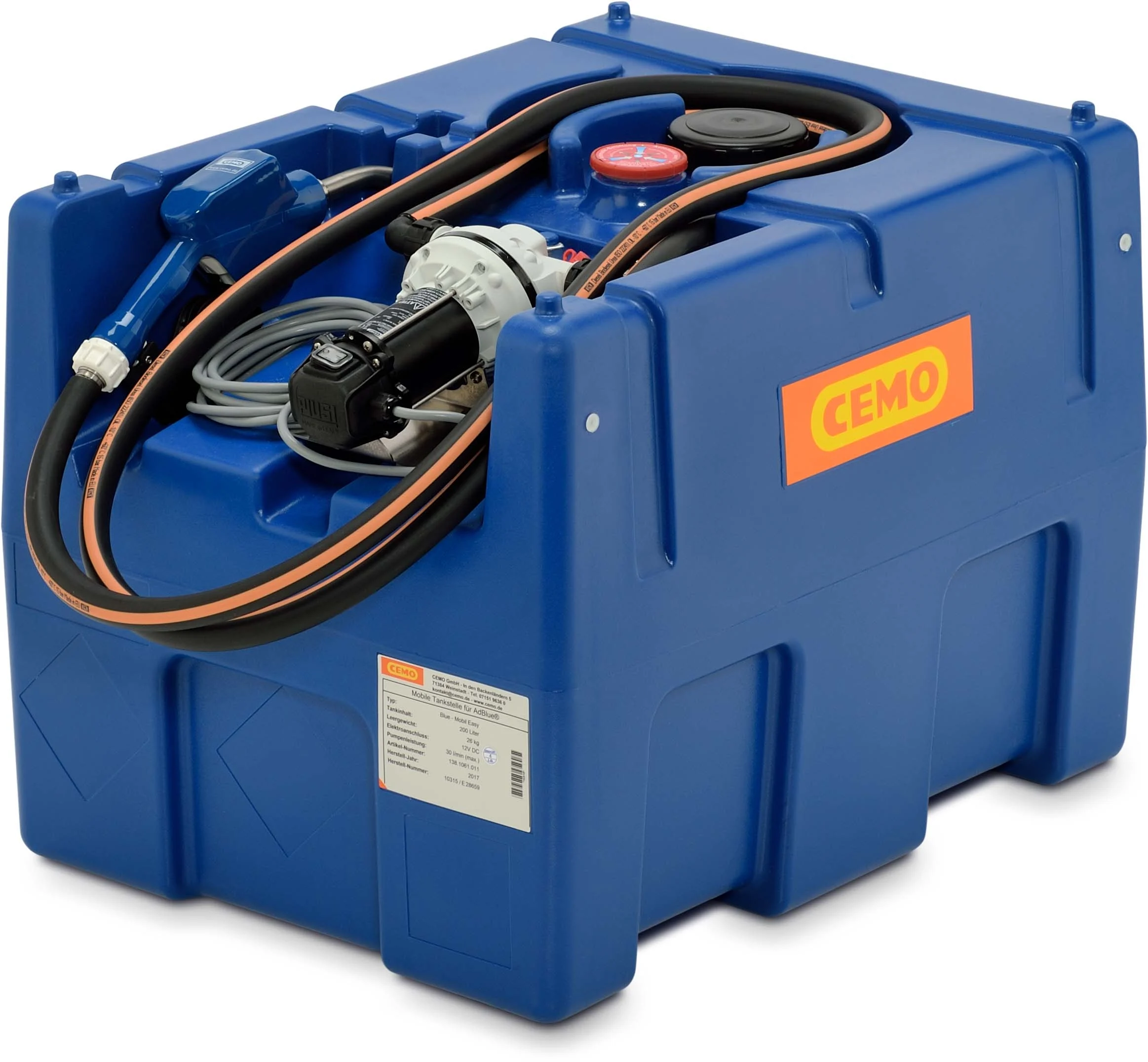 Blue-Mobil Easy 200 Liter mit Elektropumpe