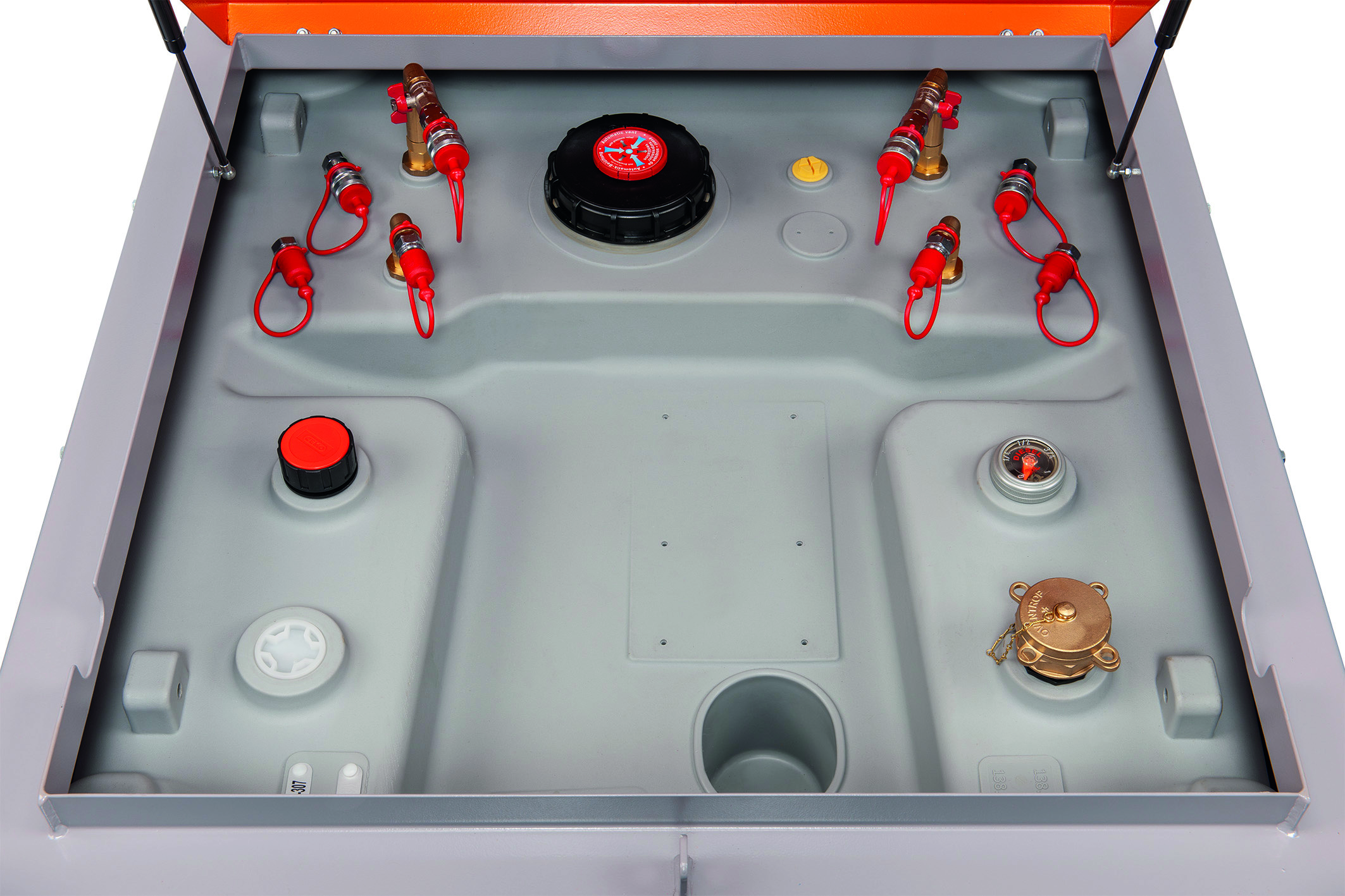 11671-DT-Mobil-PRO_4176 PRO mobil hybrid8 980 Liter Generatortank mit 4 Anschlüssen und Schellkupplungen