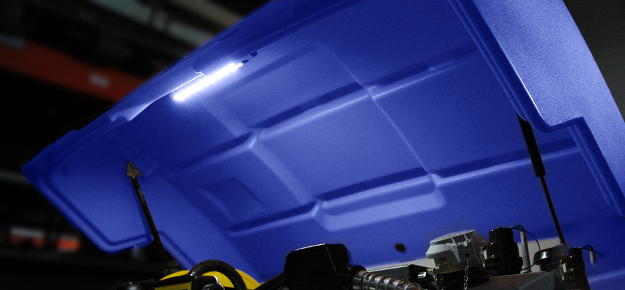 Klappdeckel blau für AdBlue® CUBE-Tanks mit 5000 Liter - Armaturenbeleuchtung nicht im Lieferumfang, Auto, Transport, Fahrzeug